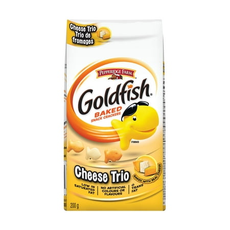 Pepperidge Farm Goldfish Cheese Trio - 12 Packs, 200G Each - Stocked Cases