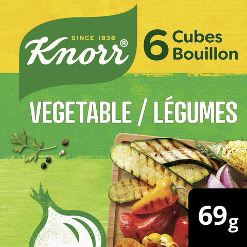 Knorr Cube Vegetable Rich Flavor - 24 Packs, 69G Each - Stocked Cases