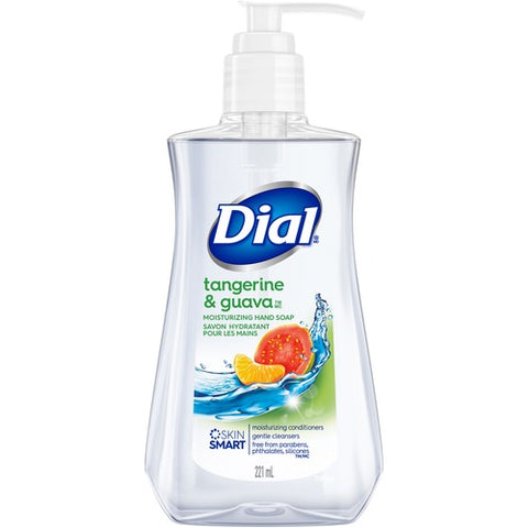 Dial Hand Soap Liquid Naturals Tangerine & Guava - 12 Bottles, 221Ml Each - Stocked Cases