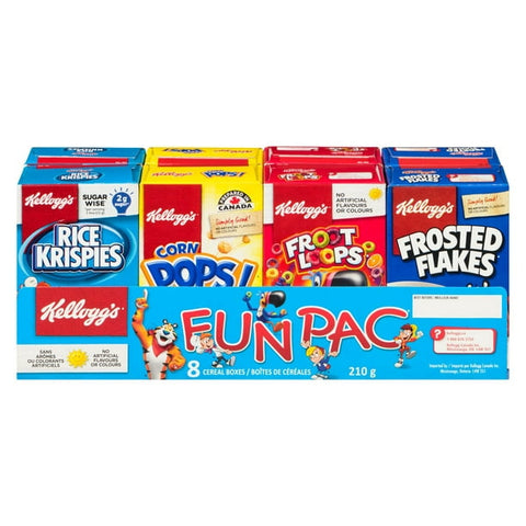 Kellogg's Cereal Fun Pac Assorted (15X210G)