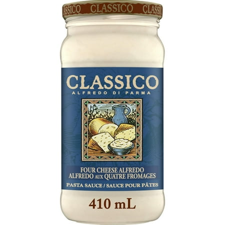 Classico Pasta Sauce Alfredo Four Cheese - 12 Packs, 410Ml Each - Stocked Cases