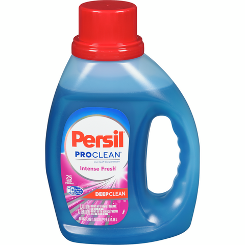 Persil Laundry Liquid Intense Fresh - 6 Packs, 1.18L Each - Stocked Cases