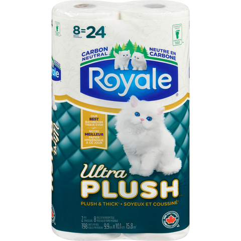 Royale Bath Tissue Ultra Plush 8=24 (6 X 8)