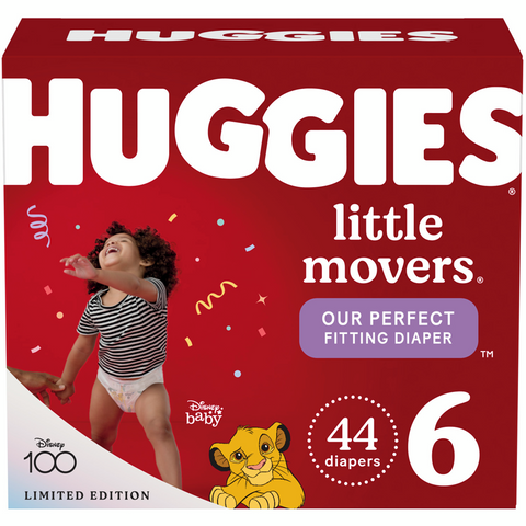 Huggies Baby Diapers Little Movers Size 6 (1 X 44)