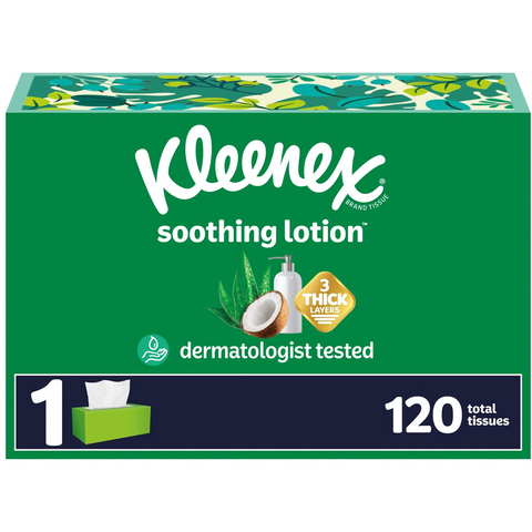 Kleenex Facial Tissue Lotion (24 X 120'S) - Stocked Cases