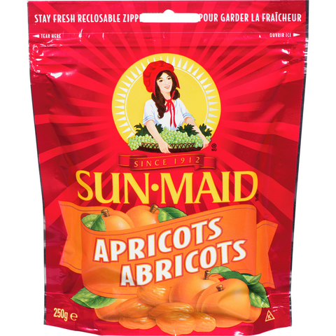 Sun-Maid Apricots Bag - 8 Bags, 250G Each