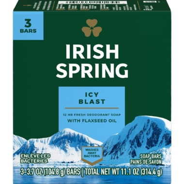 Irish Spring Soap Bar Icy Blast - (3 Pack X 18 Bars)