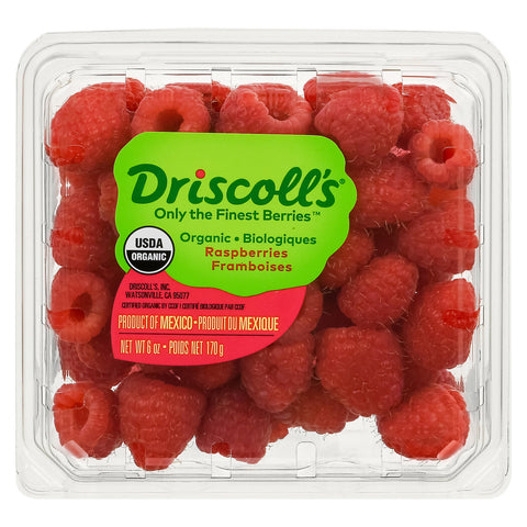 Raspberries Driscoll - 12X6OZ (USA)