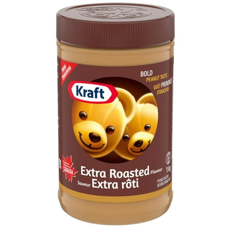 Kraft Spread Peanut Butter Extra Roasted - 12 Jars, 1Kg Each - Stocked Cases
