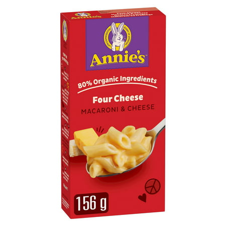 Annie'S Shells With Four Cheese - 12 Packs, 170G Each - Stocked Cases