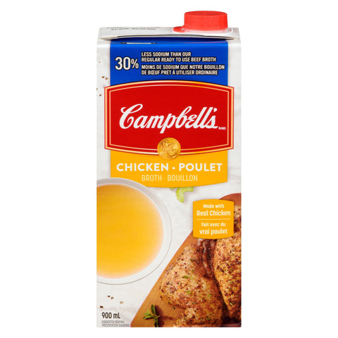 Campbell'S Broth Chicken 30% Low Sodium (12X900Ml) - Stocked Cases