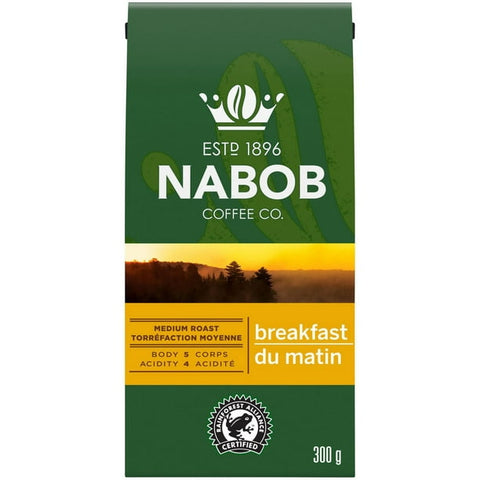 Nabob Breakfast Medium Roast Coffee (6 X 300G)
