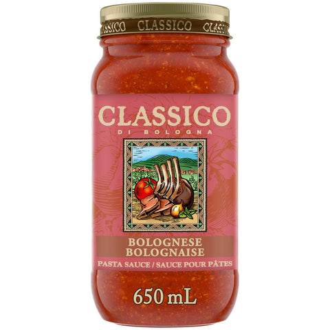 Classico Pasta Sauce Bolognese - 12 Packs, 650Ml Each - Stocked Cases