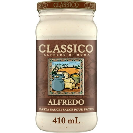 Classico Pasta Sauce Alfredo & Roasted Garlic - 12 Packs, 410Ml Each - Stocked Cases