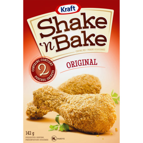Kraft Shake & Bake Coating Mix Chicken Original - 12 Packs, 142G Each - Stocked Cases