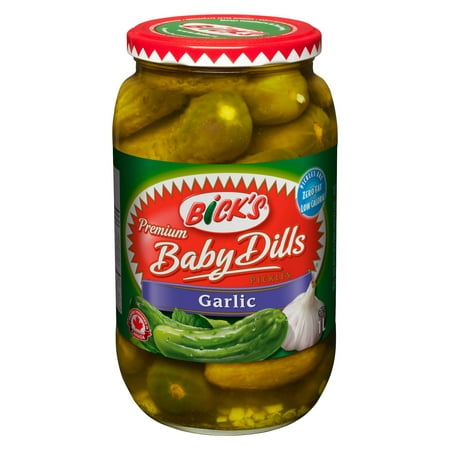 Bick'S Dill Pickles No Garlic - 12 Bottles, 1L Each - Stocked Cases
