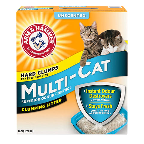 Arm & Hammer Kitty Litter Multi-Cat Unscented (2 X 3.86KG)
