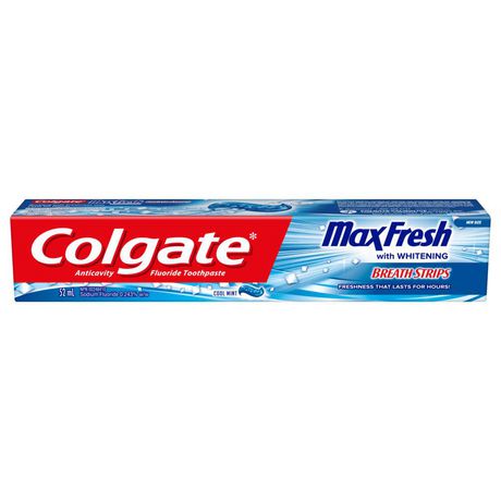 Colgate Toothpaste Max Fresh Cool Mint Gel - 12 Packs, 100Ml Each - Stocked Cases
