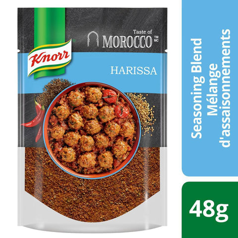 Knorr Taste Of Morocco Seasoning Blend Harissa - 8 Packs, 48G Each - Stocked Cases