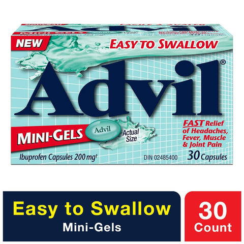 Advil Mini Gels (6X6X30'S) - Stocked Cases