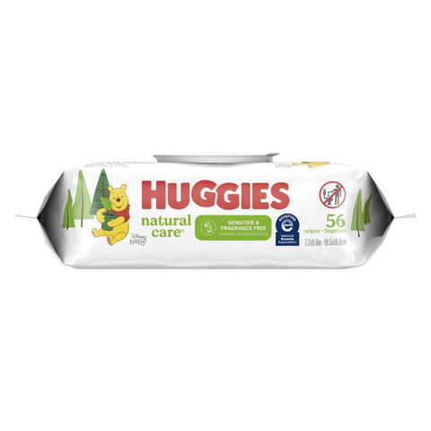 Huggies Baby Wipes Fragrance Free (8 X 56)