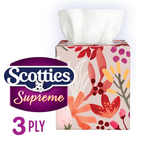 Scotties Facial Tissue Supreme 3-Ply - 27 Packs, 65'S Each