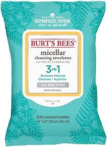 Burts Bees Micellar Cleansing Towelettes - 3 Packs, 30'S Each - Stocked Cases