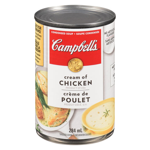 Campbell'S Soup Cream Of Chicken - 24 Cans, 284Ml Each - Stocked Cases