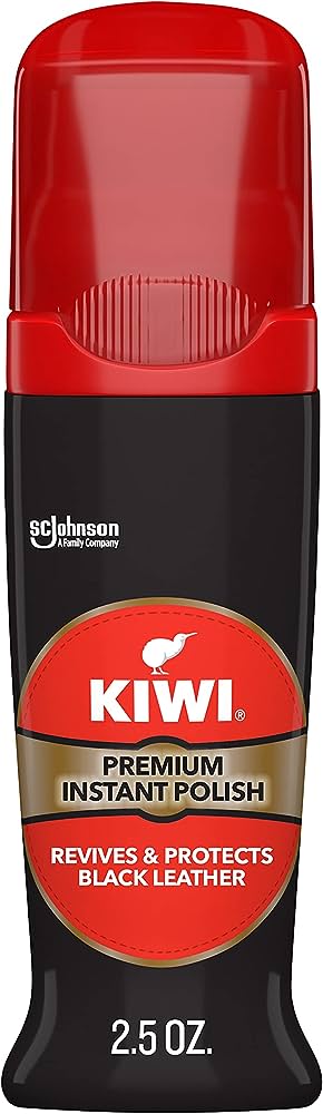Kiwi Shine & Protect Instant Shoe Polish Black - 6 Bottles, 30Ml Each - Stocked Cases