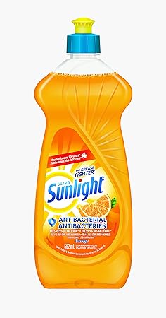 Sunlight Dish Liquid Ultra Orange 562Ml - Pack Of 8