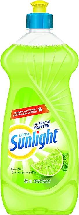 Sunlight Dish Liquid Ultra Lime & Mint 562Ml - Pack Of 8