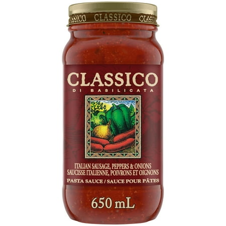 Classico Pasta Sauce Italian Sausage (Basilicata) - 12 Packs, 650Ml Each - Stocked Cases