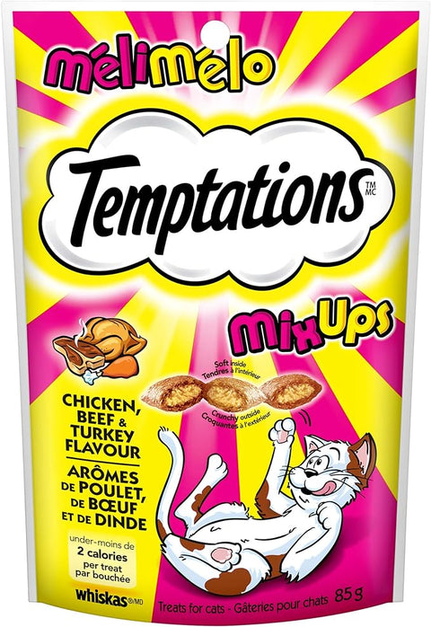 Whiskas Temptations Cat Treat Mixups (12X85G)