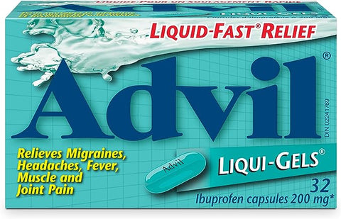 Advil Liquid Gels Pills (12X6X32'S) - Stocked Cases