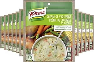 Knorr Lipton Soup Cream Of Vegetable - 12 Packs, 83G Each - Stocked Cases