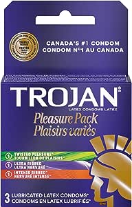 Trojan Condoms Pleasure Pack (48 X 3'S)
