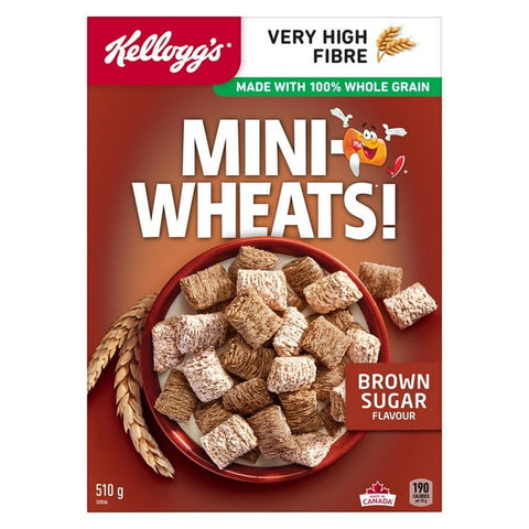 Kellogg's Cereal Mini Wheats Brown Sugar (16 X 510G)