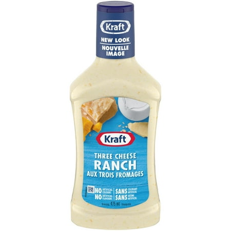 Kraft Dressing Three Cheese Ranch - Pack Of 10, Size: 475Ml - Stocked Cases