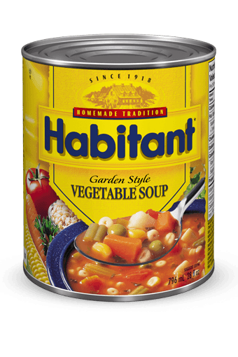 Habitant Soup Gardenstyle Vegetable - 24 Cans, 796Ml Each - Stocked Cases