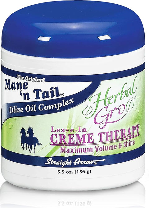 Mane & Tail Creme Therapy Herbal Gro - 6 Packs, 156G Each - Stocked Cases