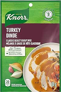 Knorr Classic Roast Gravy Mix Turkey - 24 Packs, 30G Each - Stocked Cases
