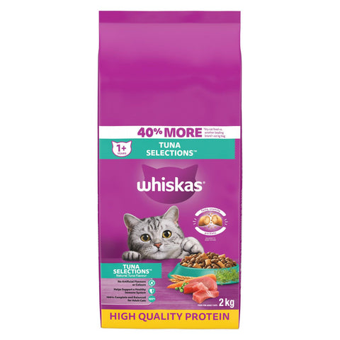 Whiskas Dry Cat Food-Tuna (6X2Kg)