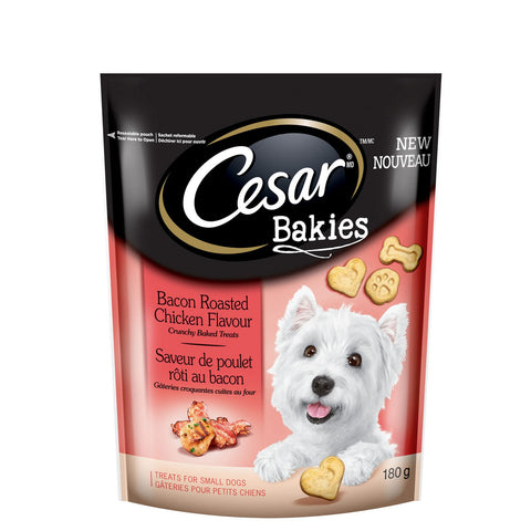 Cesar Bakies Small Dogs Bacon & Roasted Chicken (7X180G) - Stocked Cases