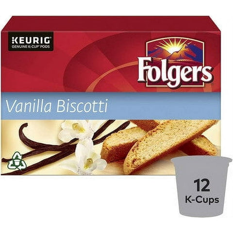 Folgers K-Cup Vanilla & Biscotti - 6 X 108G