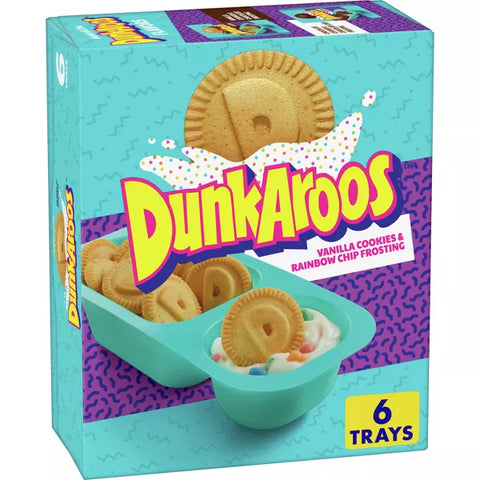 Dunkaroos Vanilla Cookies Rainbow (6X168G)