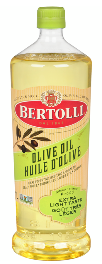 Bertolli Extra Virgin Olive Oil Light - 12 Packs, 750Ml - Stocked Cases