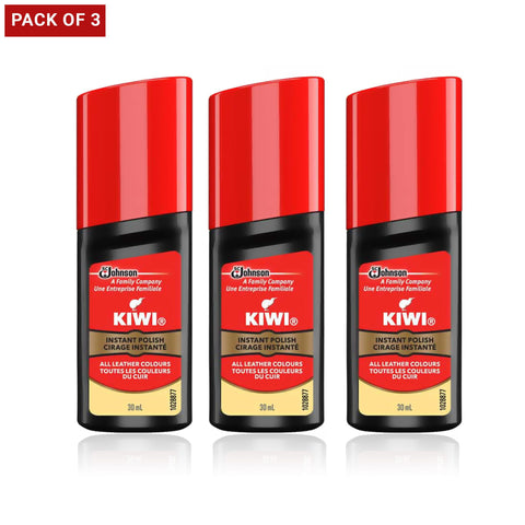 Kiwi Shine & Protect Instant Shoe Polish Neutral - 6 Bottles, 30Ml Each - Stocked Cases