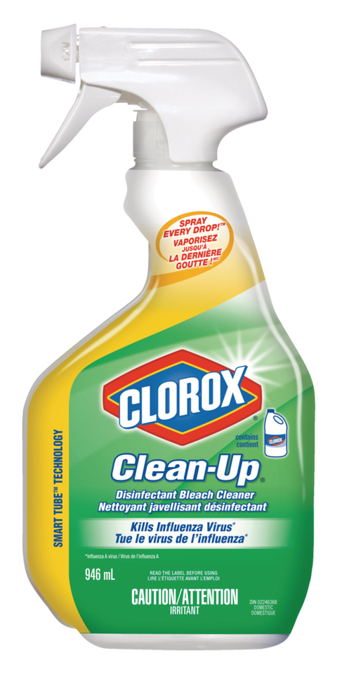 Clorox Cleaner Spray Clean Up With Bleach (12 X 946Ml) - Stocked Cases