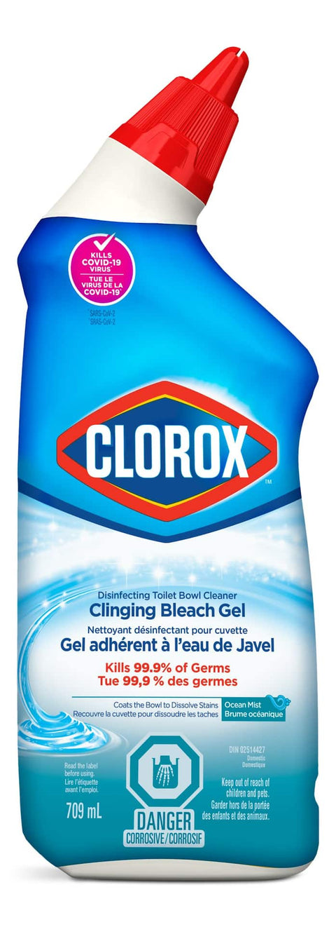 Clorox Toilet Bowl Cleaner Manual With Bleach (12 X 709Ml) - Stocked Cases