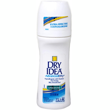 Dry Idea Deodorant Roll-On Unscented (12X 96ML)